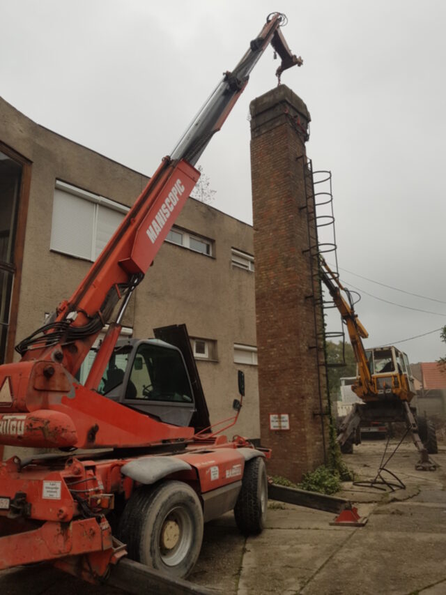 Kémény bontás, Dorog